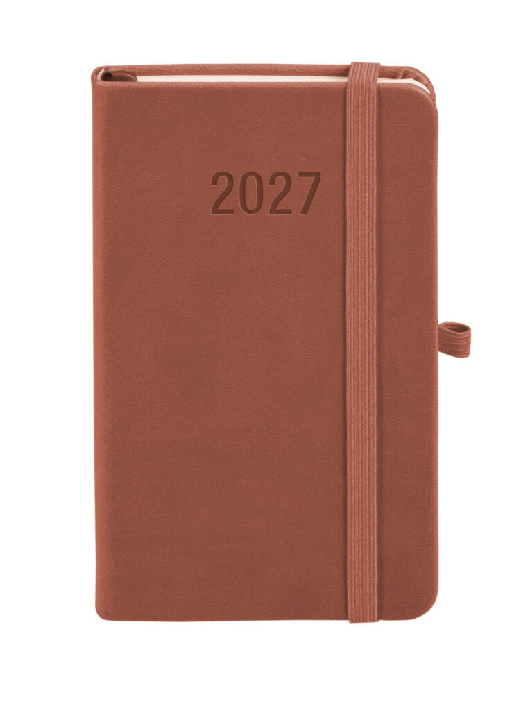 Kalendarz książkowy A6 TDW Memofix mocha Antra